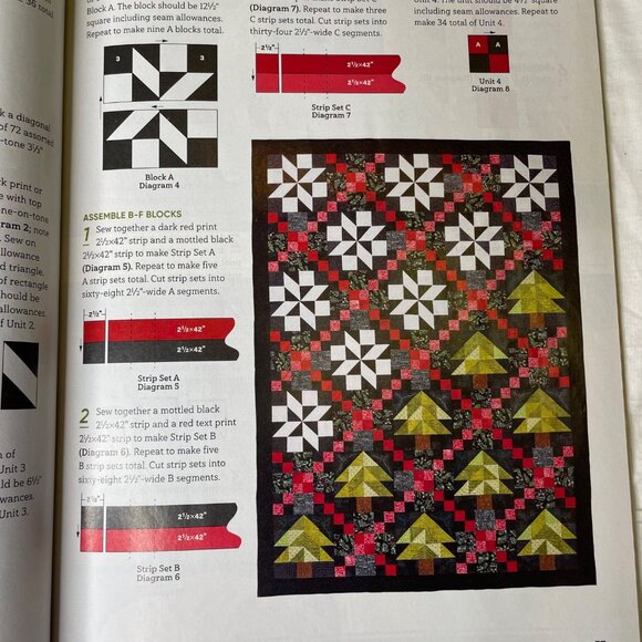 American Patchwork Quilting Crafting Magazine Dec 2021 Issue 173  Vol 29 No 6 u - Picture 10 of 11